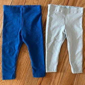 Tea Collection Baby Leggings, Two Pairs
